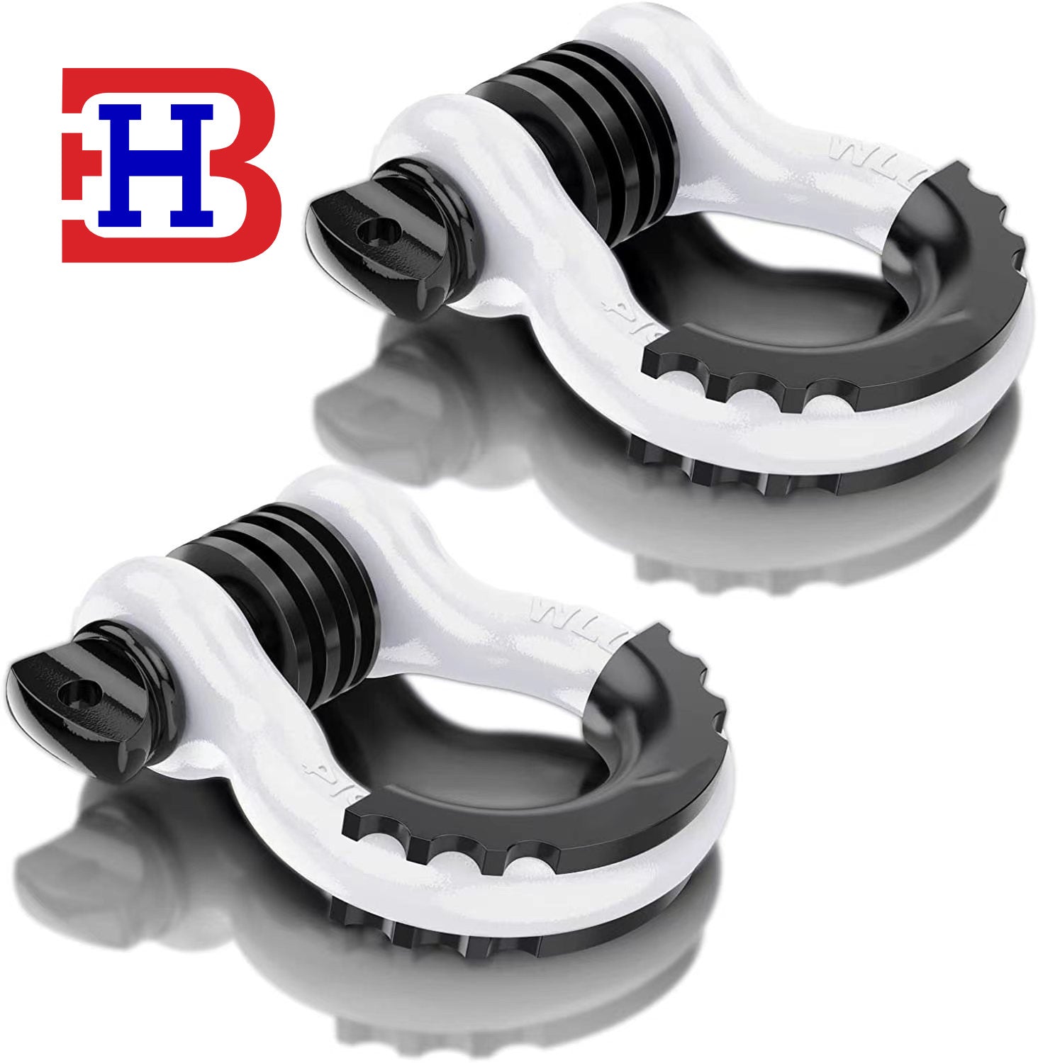4.75 Ton Off-road Vehicle Trailer Hook Trailer with Rescue Shackle G209 American Forged Bow 3/4 Trailer Shackle
