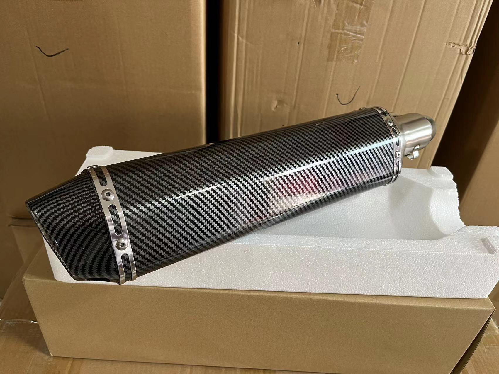 Motorcycle modification sports car Fuxi Kawasaki large displacement racing car small hexagonal universal Huanglong 600 lengthened 470mm