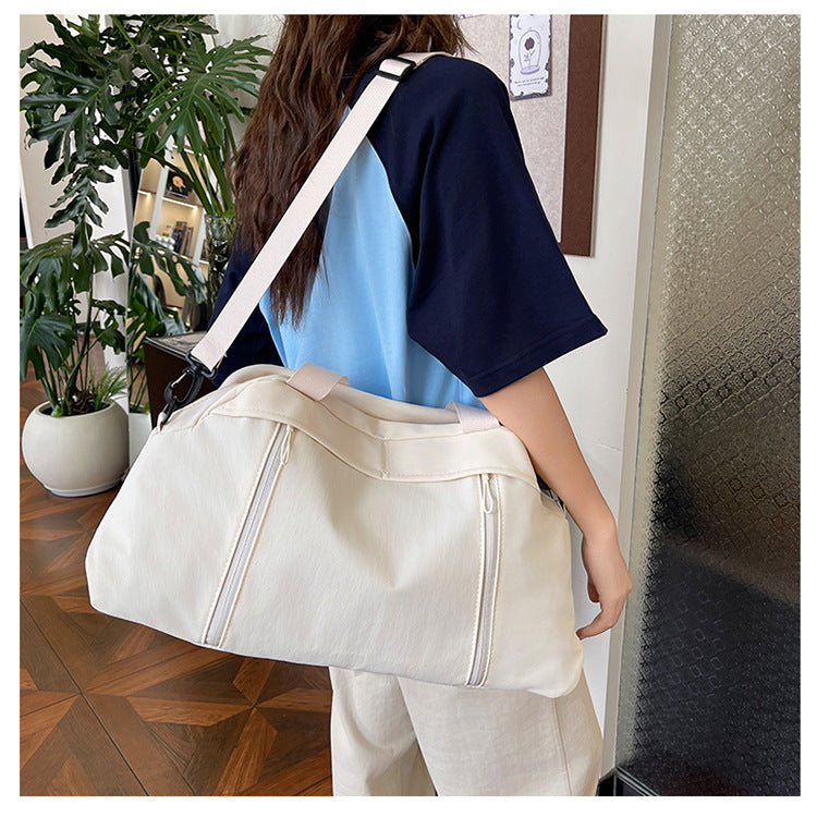 Large-Capacity Cross-Border Dry and Wet Separation Handbag Women's Lightweight Casual Travel Bag Sports Versatile Yoga Bag Shoulder Bag