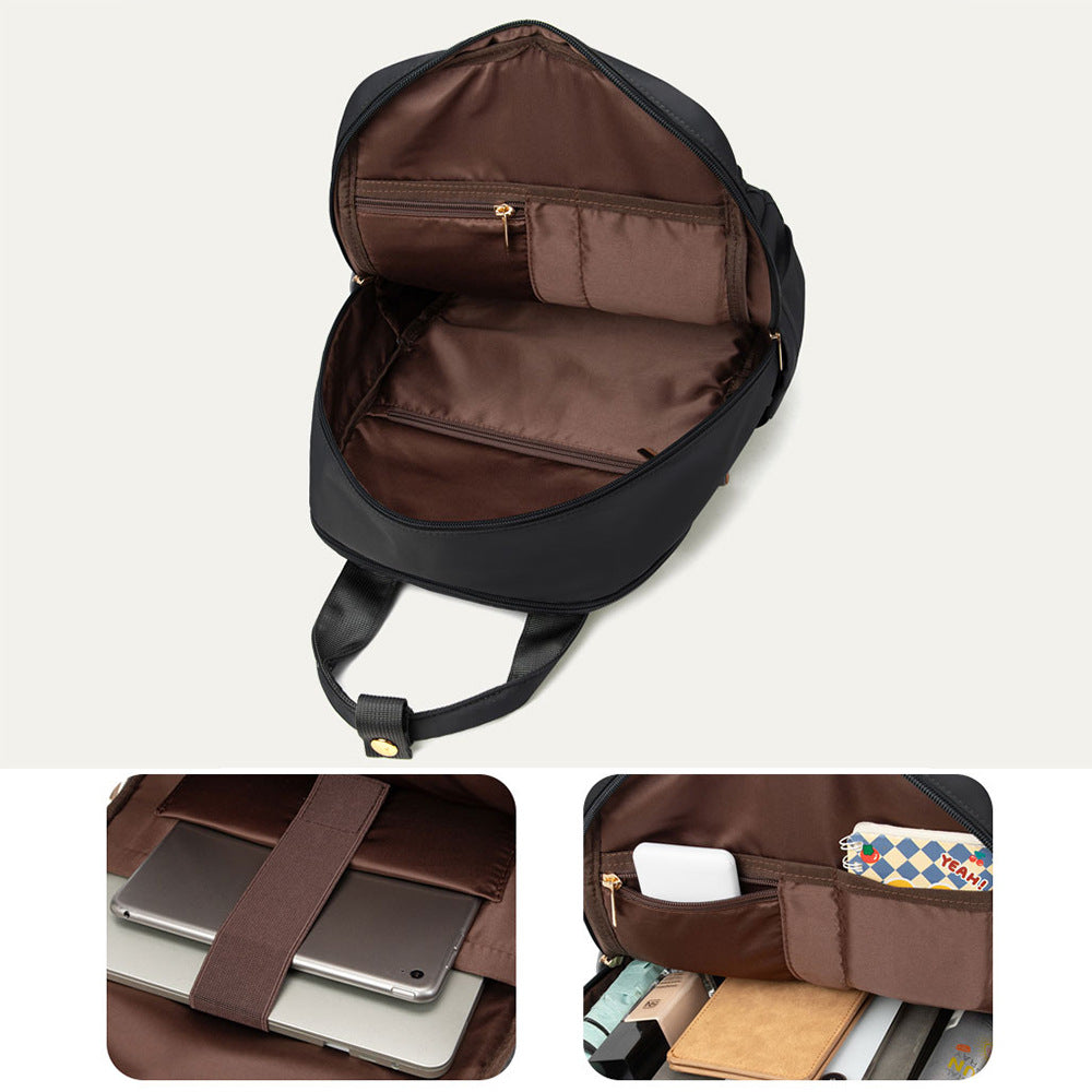 Women's Backpack Large Capacity Student School Bag Lightweight and Easiest for Match Black Backpack 2025 New Casual Casual Backpack