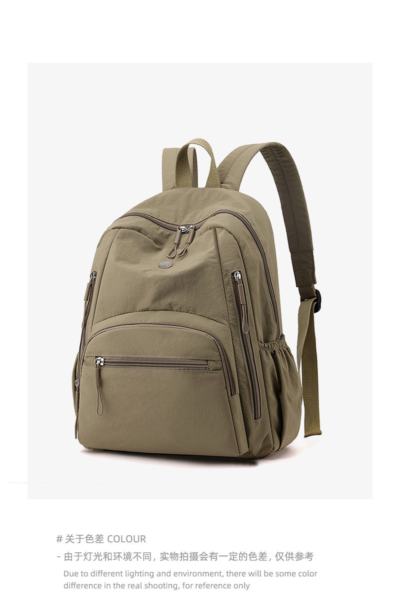 Lightweight Water-Repellent Nylon Cloth Large-Capacity Puff Series Simple Commuter Cross-Border Women's Backpack Casual and Fashionable