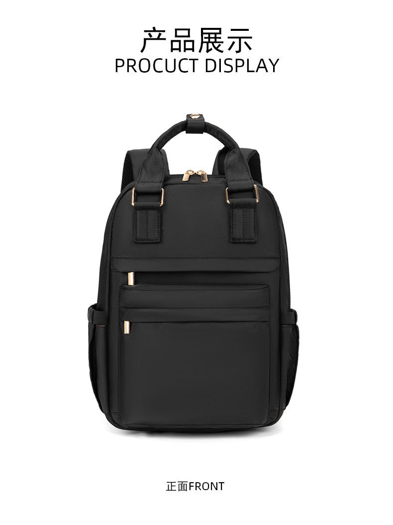 Women's Backpack Large Capacity Student School Bag Lightweight and Easiest for Match Black Backpack 2025 New Casual Casual Backpack