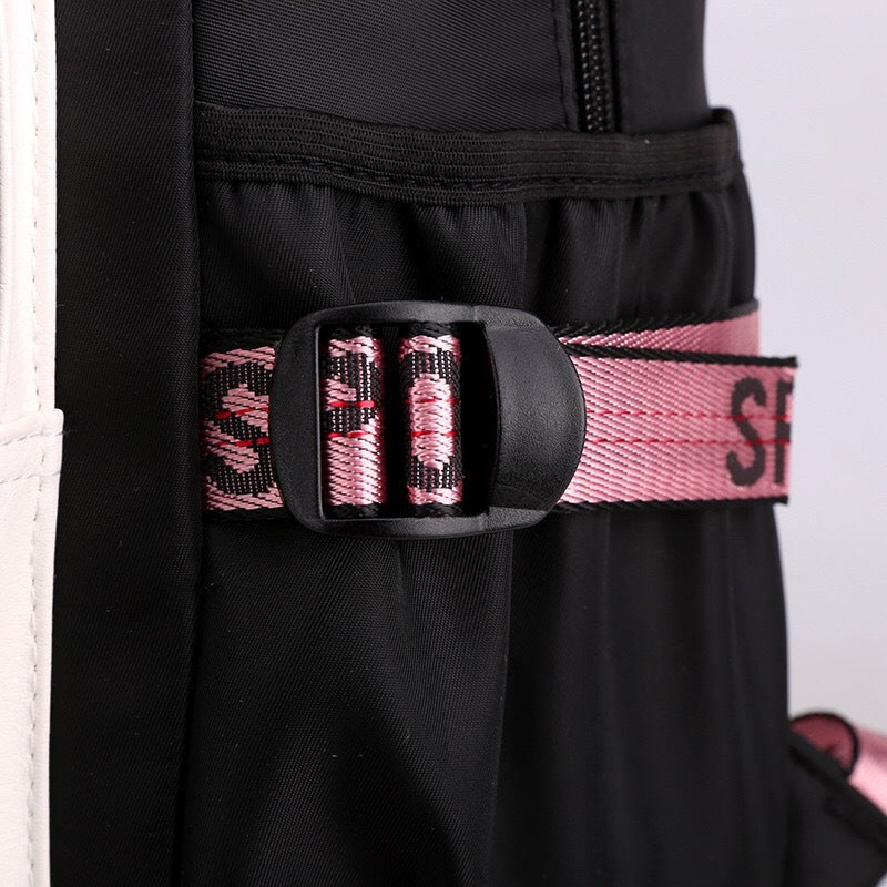 Backpack, Primary School, Middle School and High School Student School Bag, Fur Ball Bag, Multi-Color Selection, Large Capacity Simple Bag, Sports and Leisure Bag