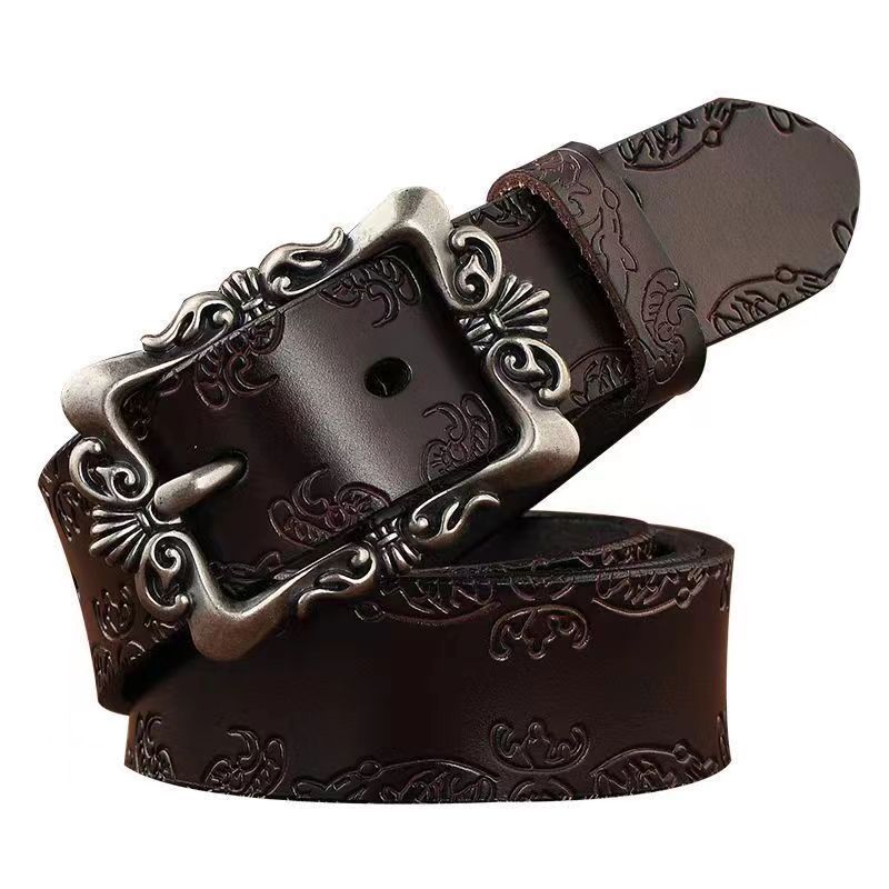 New Women's Belt Retro Belt Women's Versatile Decorative Jeans Belt Korean Style Fashion Casual Cross-Border Supply
