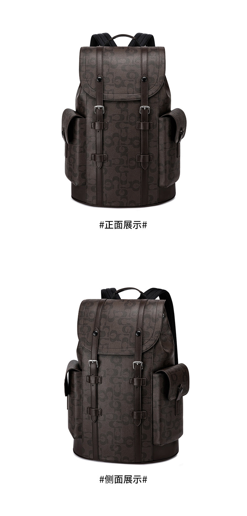 Mark Huafei Brand Backpack Business Casual Large-Capacity Bag Waterproof Multi-Functional High-End Men's Backpack