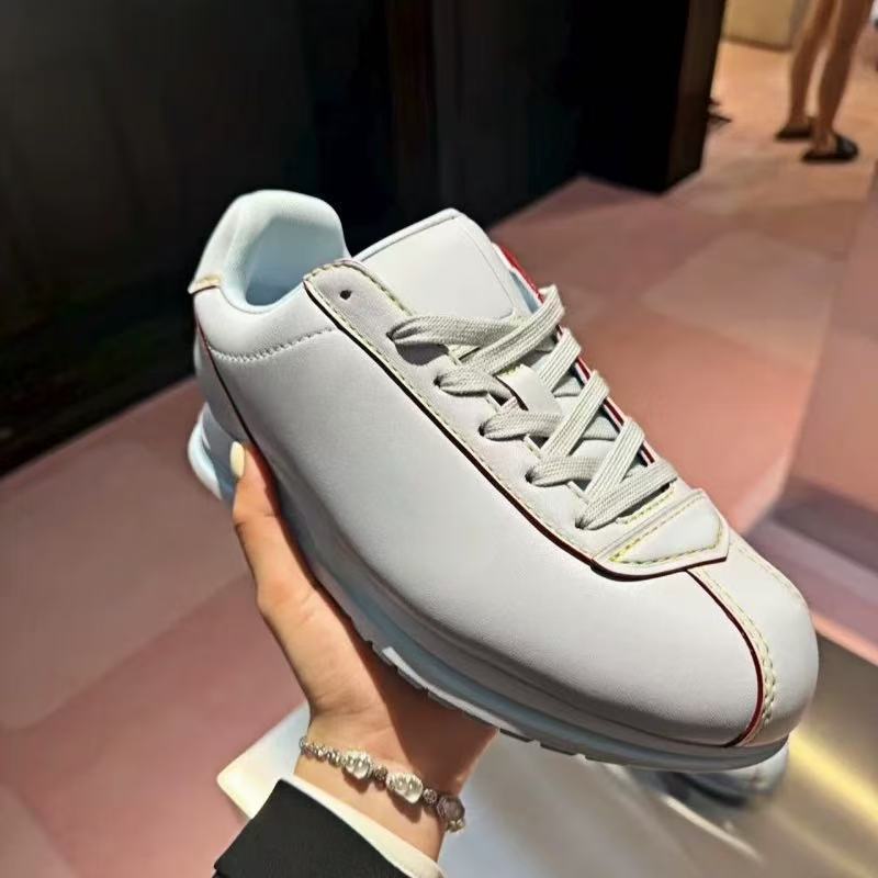 High Version 2025 Bread Shoes Genuine Leather Thick-Soled Forrest Gump Shoes Bullet Shoes Men and Women Same Style Couple Shoes Casual Sports Shoes