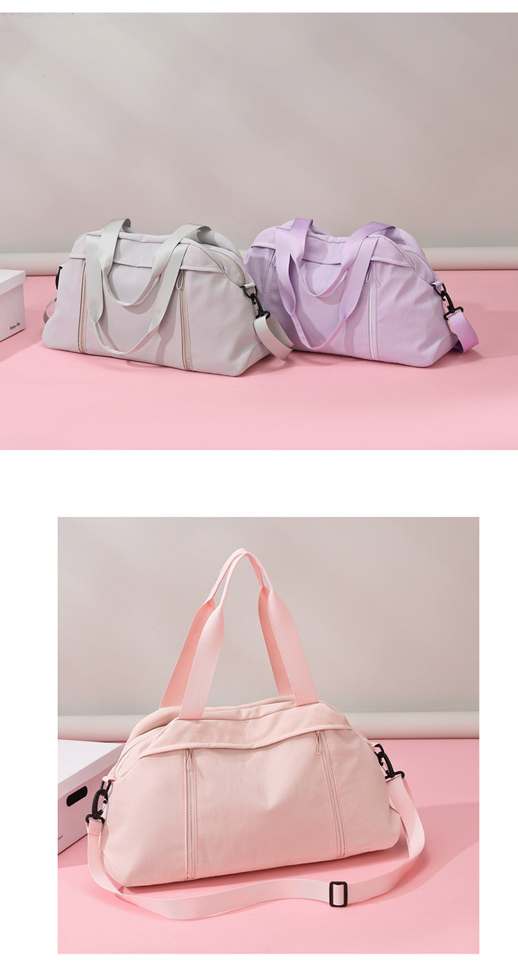 Large-Capacity Cross-Border Dry and Wet Separation Handbag Women's Lightweight Casual Travel Bag Sports Versatile Yoga Bag Shoulder Bag