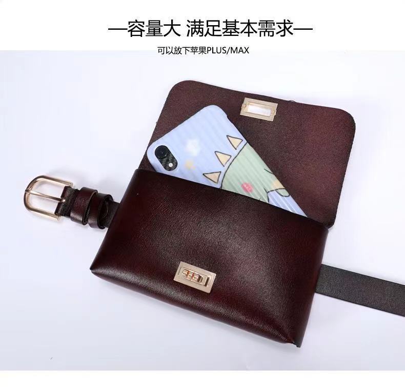 2024 New Ladies Belt Wholesale Cowhide Belt Genuine Leather Waist Bag All-match Decorative Skirt Trouser Belt Women