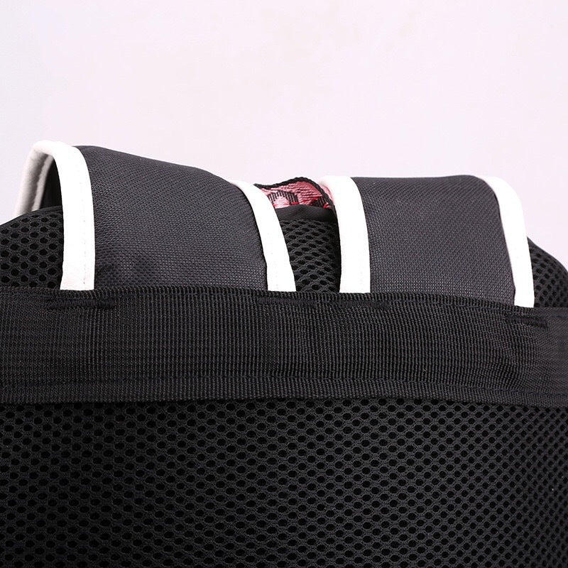 Backpack, Primary School, Middle School and High School Student School Bag, Fur Ball Bag, Multi-Color Selection, Large Capacity Simple Bag, Sports and Leisure Bag