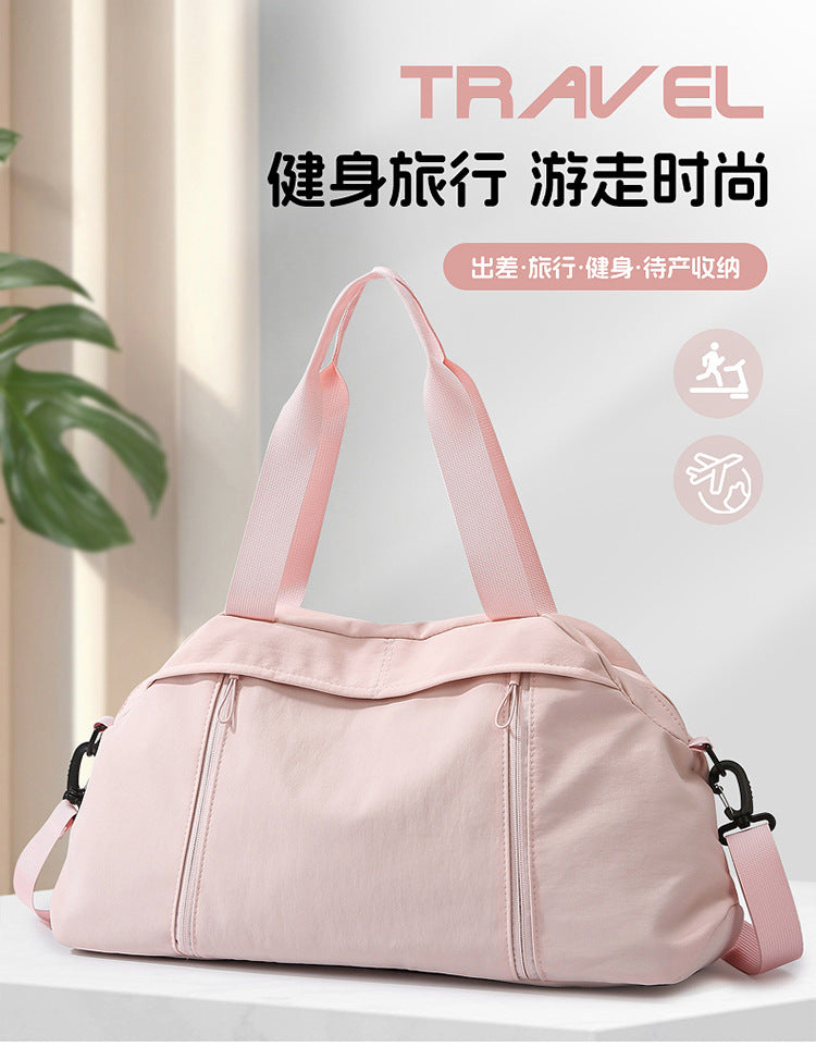 Large-Capacity Cross-Border Dry and Wet Separation Handbag Women's Lightweight Casual Travel Bag Sports Versatile Yoga Bag Shoulder Bag