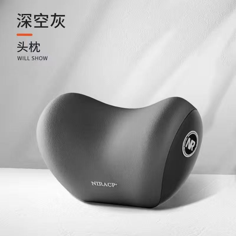 Car lumbar headrest car pillow neck pillow seat cushion memory cotton car driver's seat lumbar cushion lumbar support