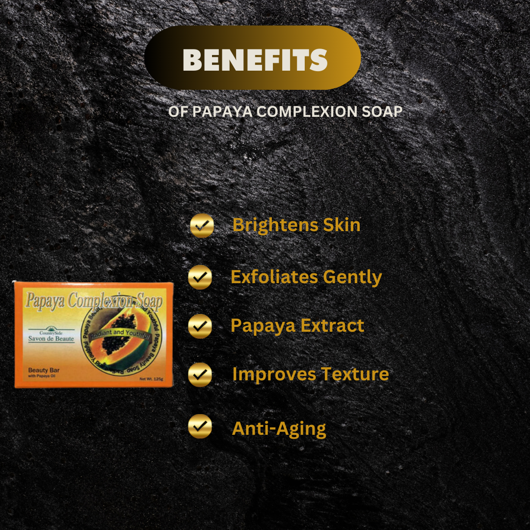 Papaya Complexion Soap 125G - Premium Beauty Product