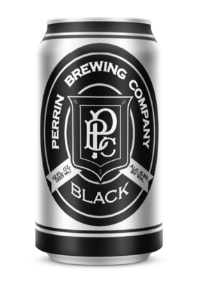 (24pk cans)-Perrin Black Ale Beer, Michigan, USA (12oz)
