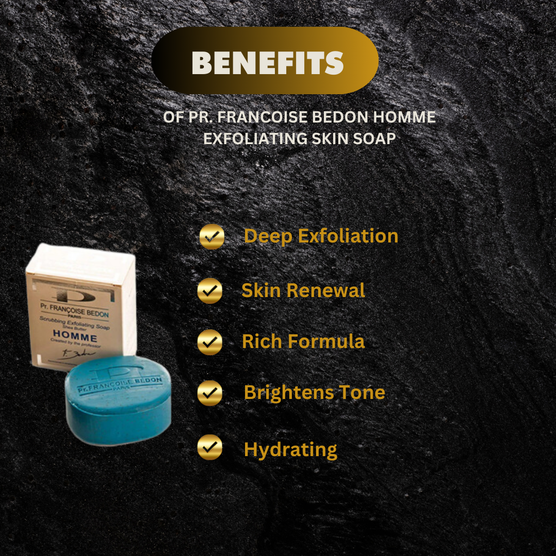Pr Francoise Bedon Homme Exfoliating Skin Soap 200G - Premium Beauty Product