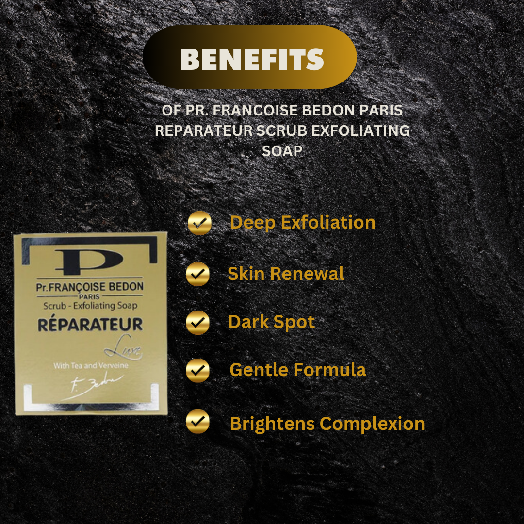 Pr Francoise Bedon Reparateur Scrub Exfoliating Soap With Te - Premium Beauty Product