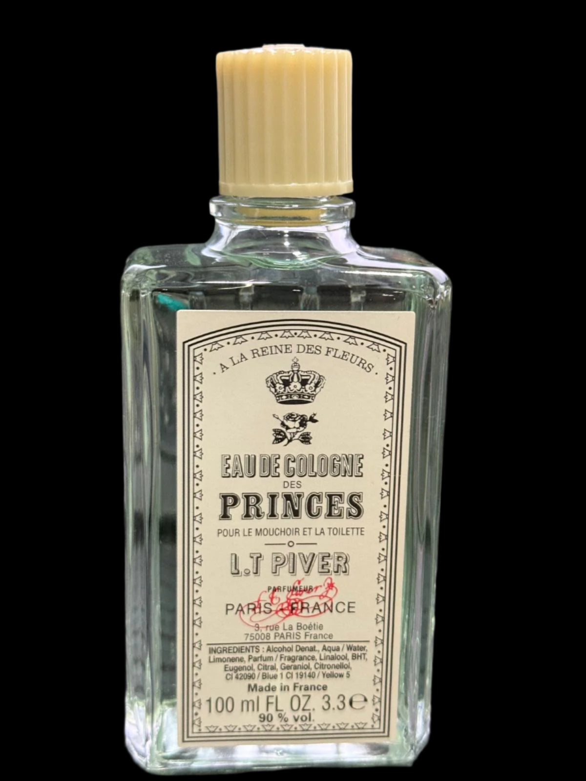 Eau de Cologne Princes  L.T. Piver Paris 100ml - Premium Beauty Product