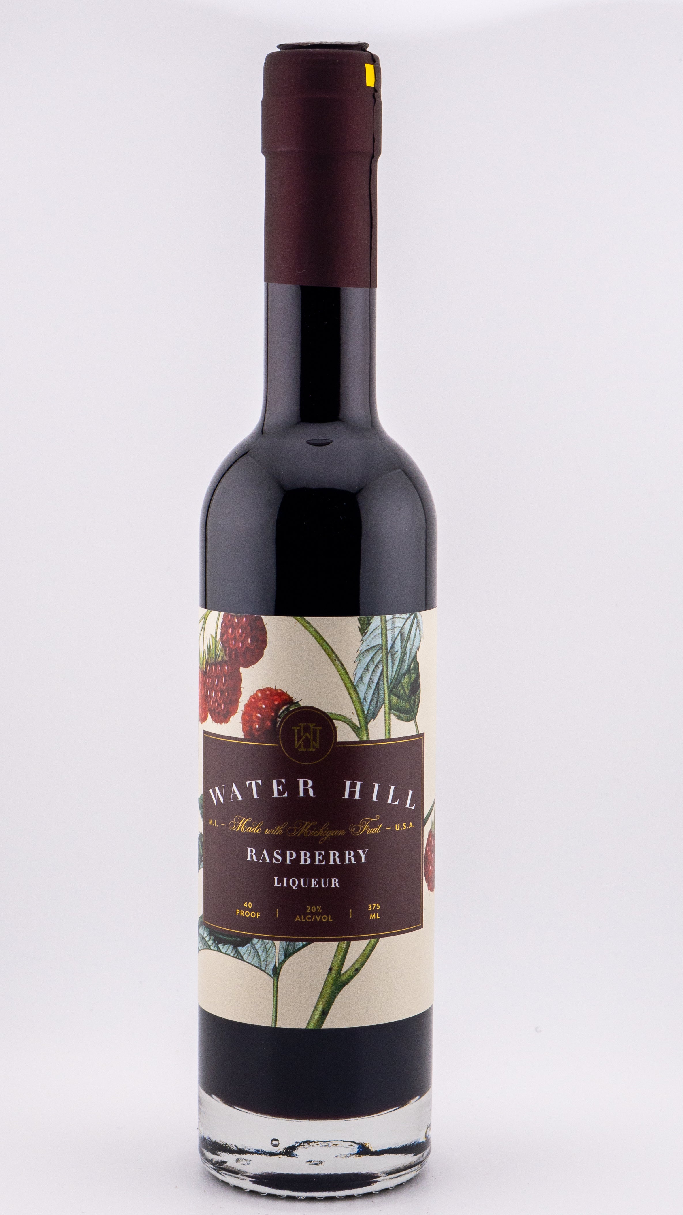 Ann Arbor Distilling Water Hill Raspberry Liqueur, Michigan, USA (375ml HALF BOTTLE)