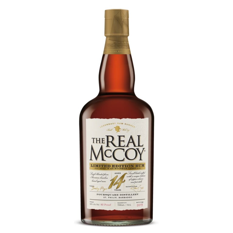 The Real McCoy 14 Year Limited Edition Bourbon Barrel Aged Rum, Barbados (750ml)