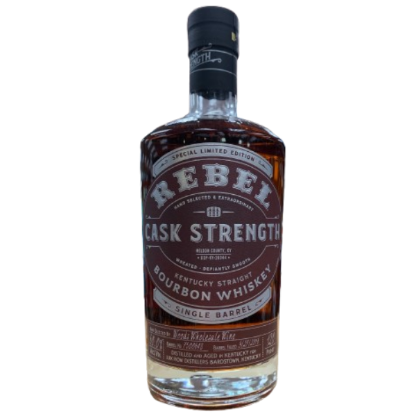 (Woods Private Barrel) Rebel Cask Strength Single Barrel Kentucky Straight Bourbon Whiskey, Kentucky, USA (750ml)