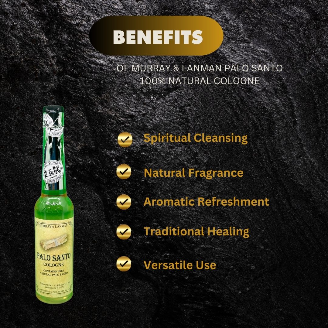 Murray Lanman Palo Santo 100 Natural Cologne 221Ml - Premium Beauty Product