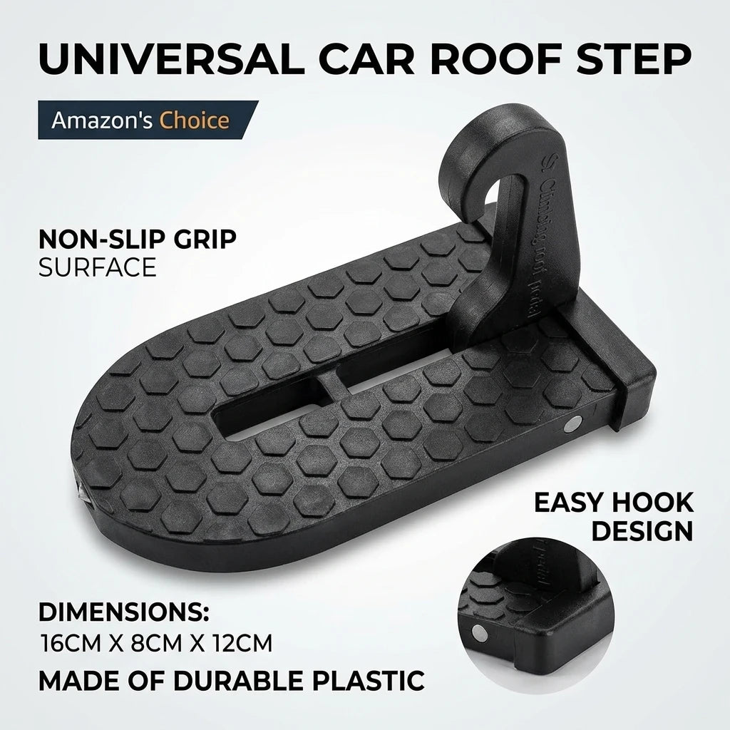 Foldable Car Roof Rack Step Car Door Step Multifunction Universal Latch Hook Foot Pedal Safety Car Accessories