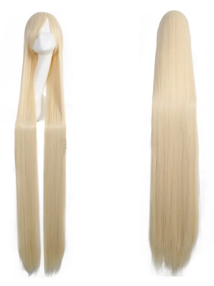 Long Straight Heat Resistant Synthetic Hair Wig Women Universal Cartoon Cosplay Wig Anime Costume Party Wigs