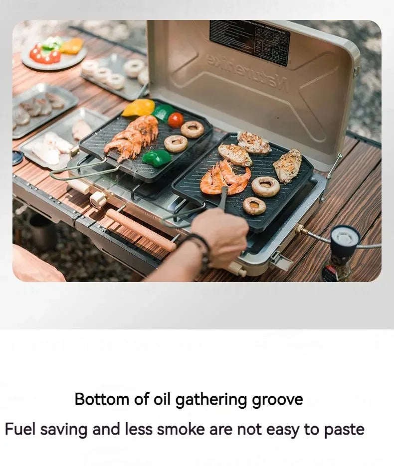 Naturehike Camping Frying Pan Cookware Folding Non-stick Pan Outdoor Ultralight Portable Easy Clean Grill BBQ Plate