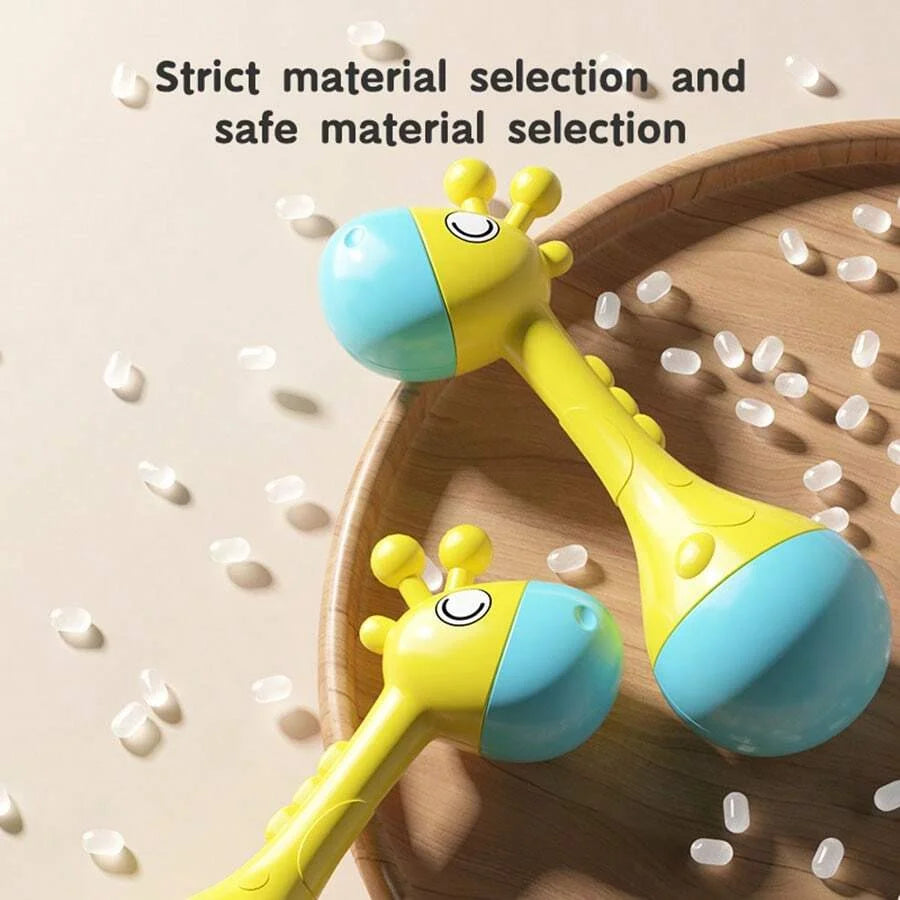Baby's First Hand Rattle , Baby Educational Toys, Gift For Baby Hand Rattle Plastic, Early Childhood Toys, Soft Sound