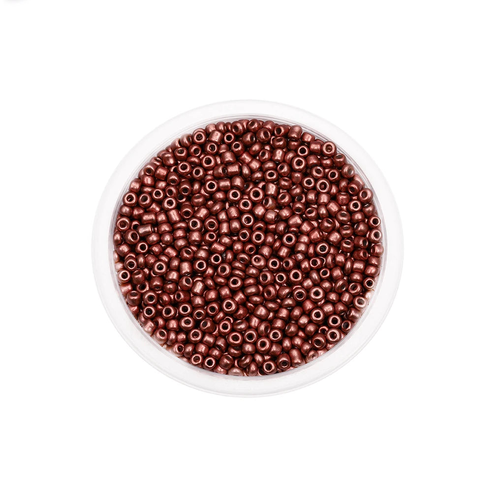 300/600Pcs 3/4mm Charm Glass Beads Czech Seed Beads Small Round Loose Beads for DIY Jewelry Making Earrings Bracelet Wholesale