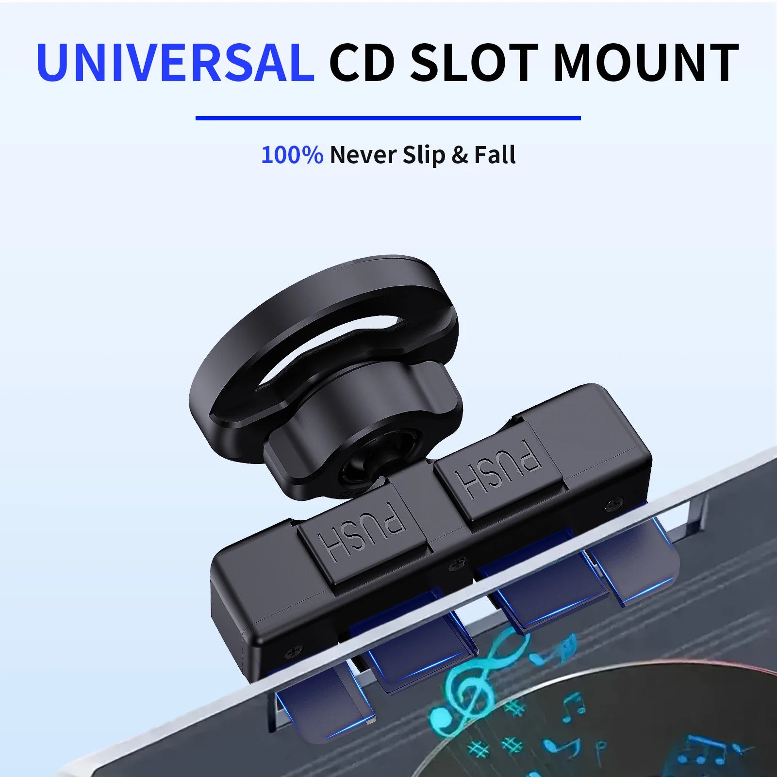 Car Mounted Magnetic Mobile Phone CD Slot Holder Smartphone Built-in 6 Powerful Magnets GPS Satellite Navigation for Iphone 16