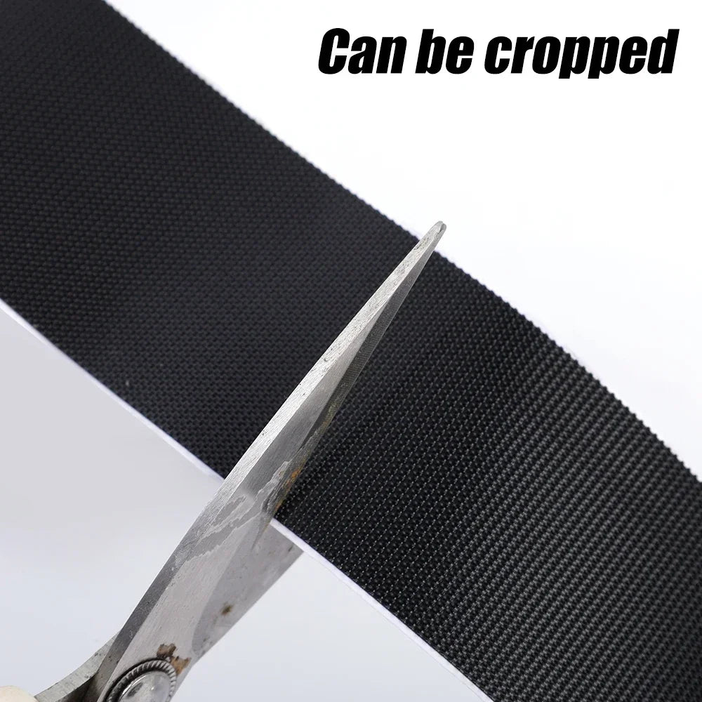 Car Floor Mat Fixed Patches Self Adhesive Hook and Loop Fastener Tape Double Sided Sewable Stickers for Car Carpet Dashboard DIY