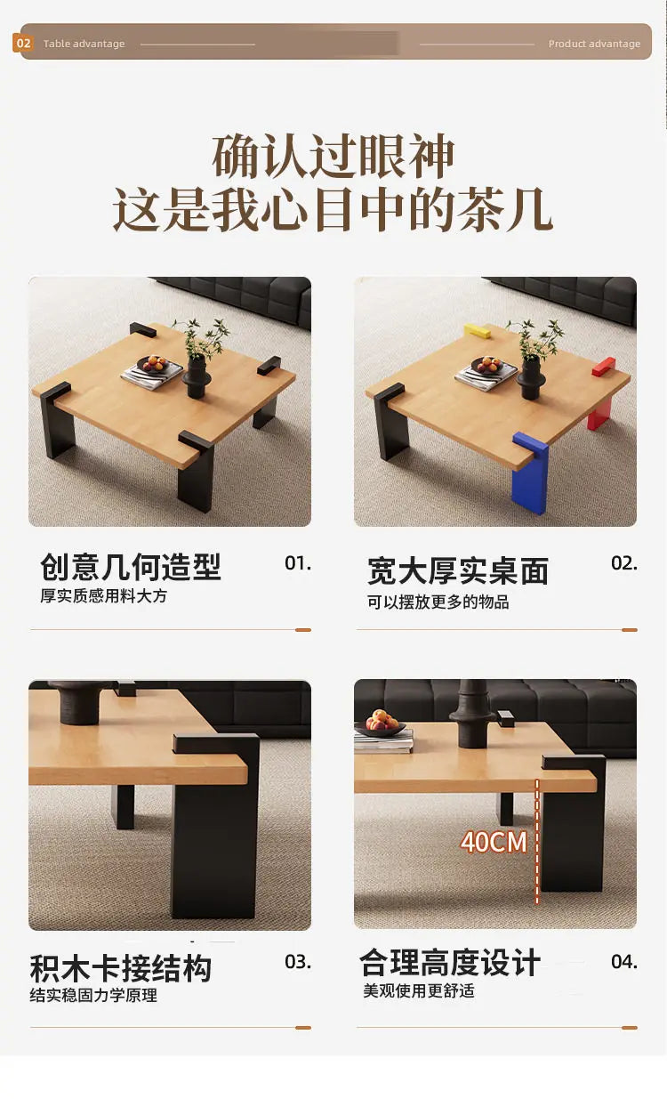 Center Unique Coffee Table Luxury Aesthetic Minimalist Designer Books Coffee Table Service Mesas Bajas Lounge Suite Furniture