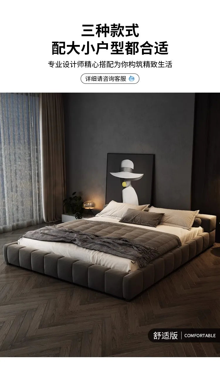 Bedroom Unique Bed Aesthetic Modern Double Children Bed Luxury Sleeping 180x200 Camas De Matrimonio Dormitorio Home Furniture