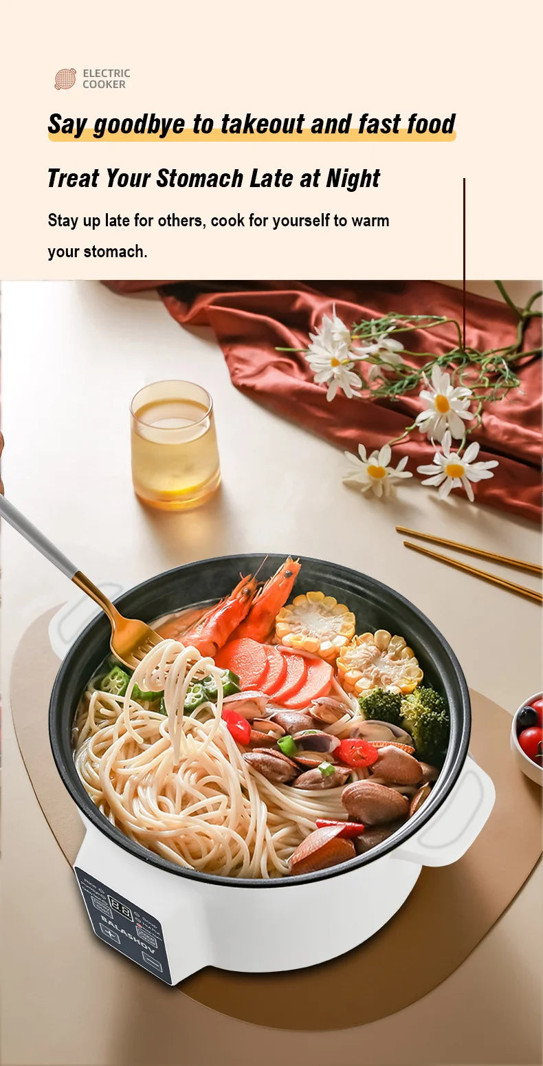 220V Household Multi Cookers 3.5L Electric Cooker Non-stick Cooking pot Hot Pot Smart Rice cooker Cooking Appliances