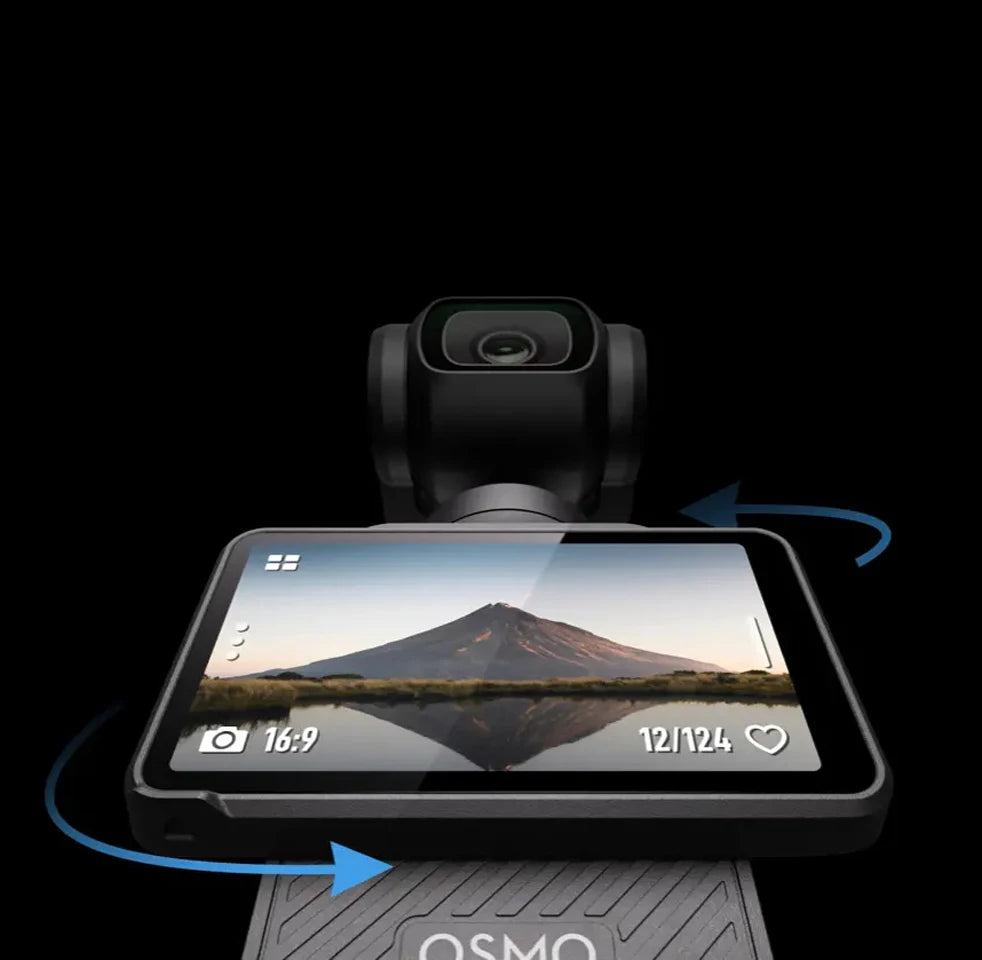 DJI Osmo Pocket 3 1″ CMOS Pocket Gimbal Camera 4K/120fps 2-Inch Rotatable Screen 3-Axis Gimbal Mechanical Stabilization