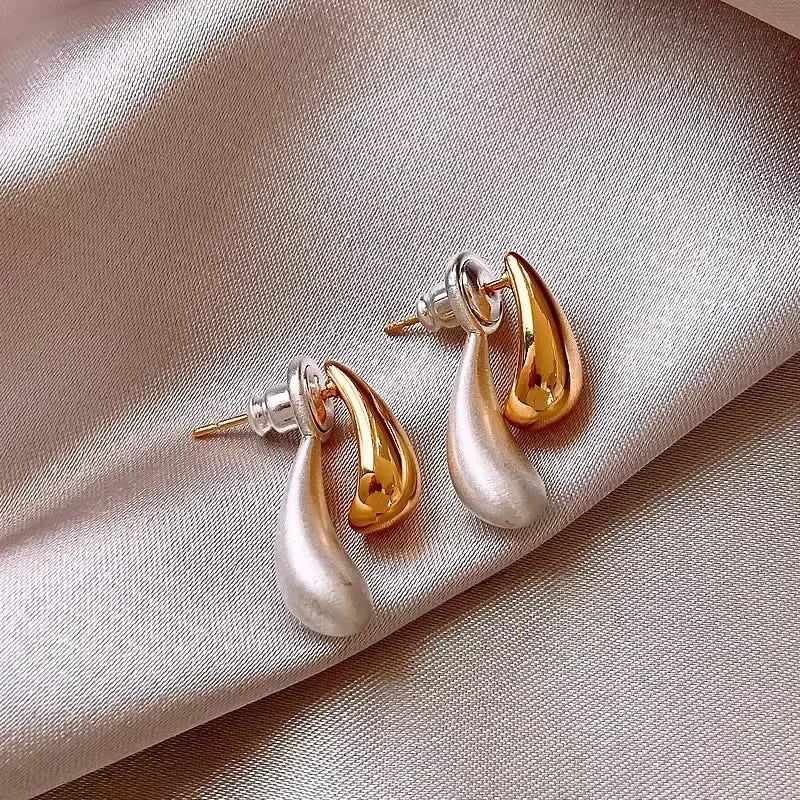 Exaggeration Ocean Style Shell Texture Stud Earrings for Women Trendy Accessories Personalization Jewelry Earrings Daily Wear