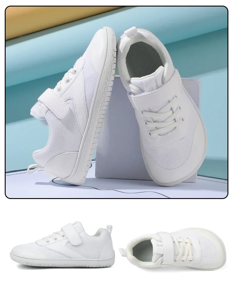 Little/Big Kids Minimalist Barefoot Shoes + Zero Drop + Wide Sneaker for Boys/Girls Outdoor Sports Walking shoes Running Sneaker