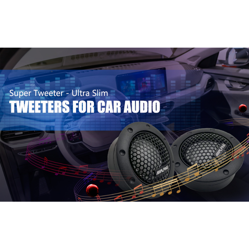 Car High Fidelity Stereo Speaker Tweeter - Car Modified Car Audio Silk Dome Tweeters
