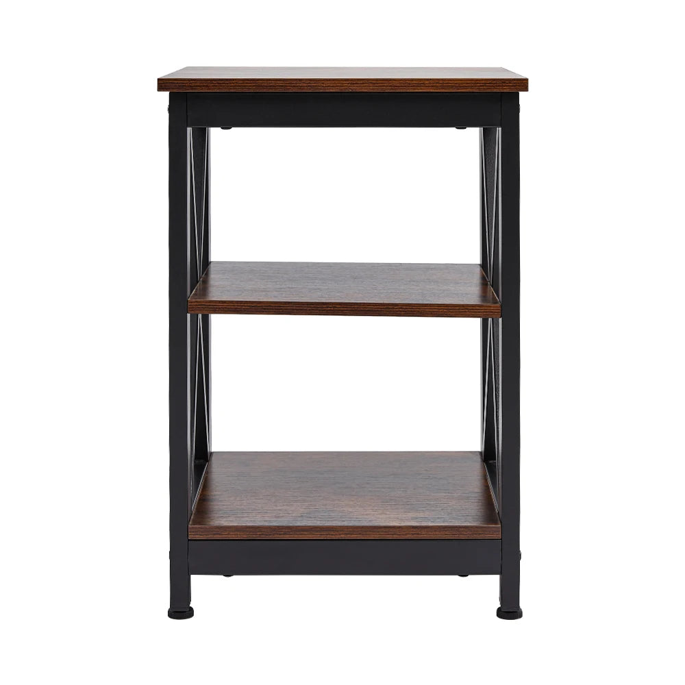 Brown Vintage Wooden Side Table End Table Wood Coffee Table Living Room Furniture