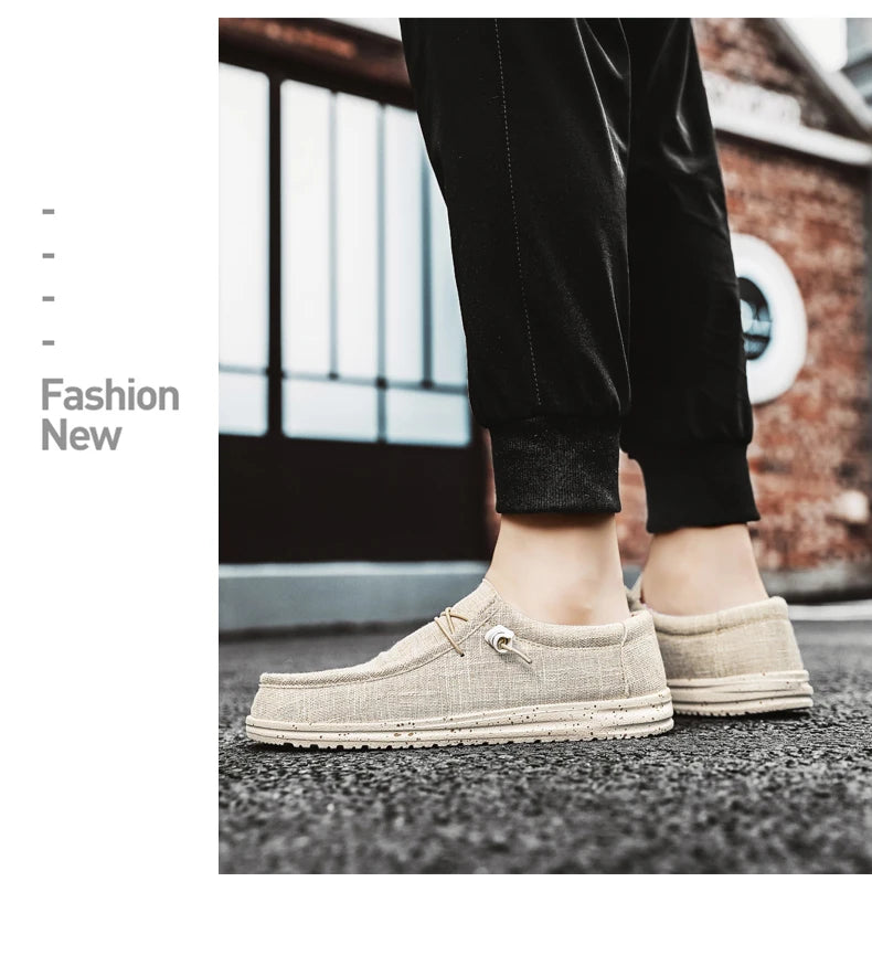 Men's Mesh Loafers Autumn Mens Vulcanized Shoes Breathable Lightweight HikingOutdoor Sports Shoes Zapato Abierto Scarpa Aperta