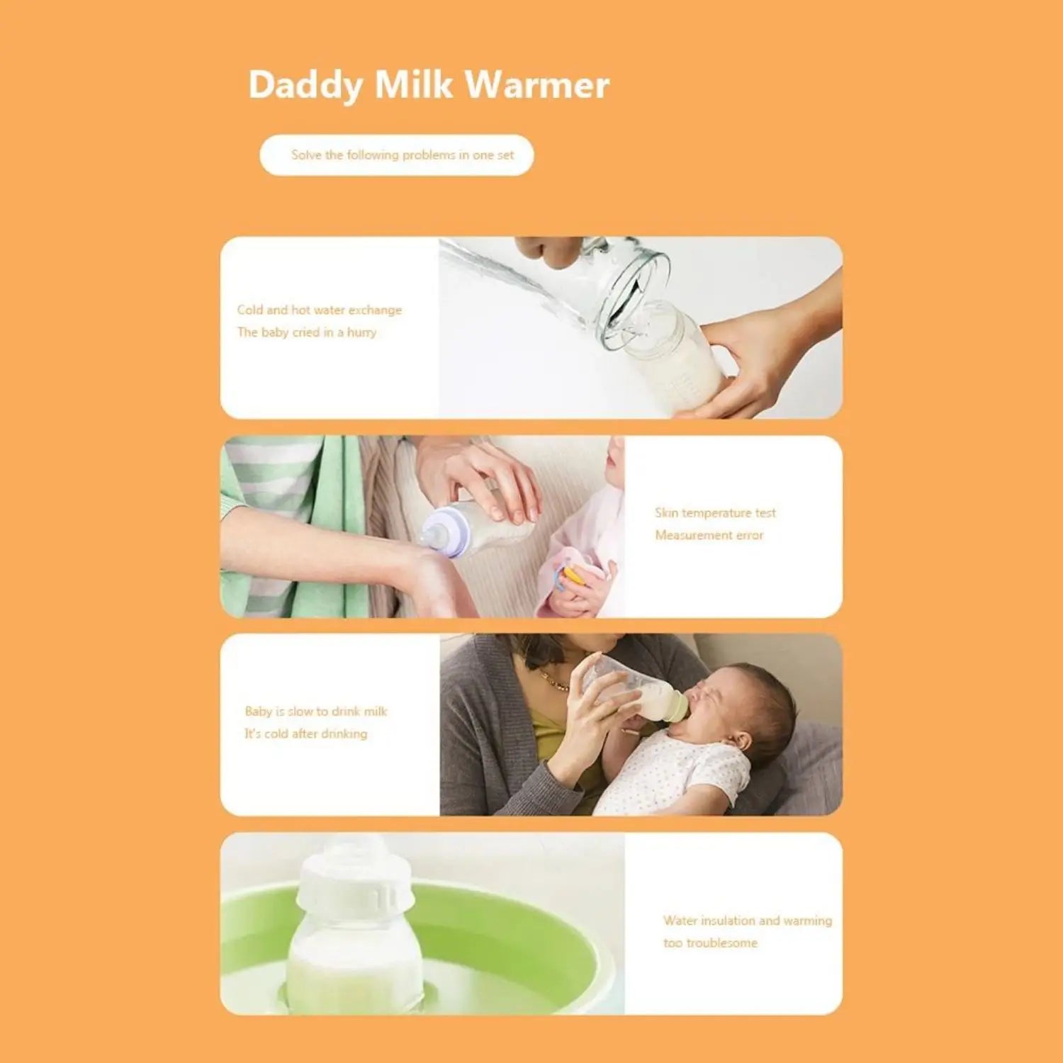 USB Milk Water Warmer Travel Stroller Insulated Bag Baby Nursing Bottle Heater Safe Kids Supplies for Outdoor Winter
