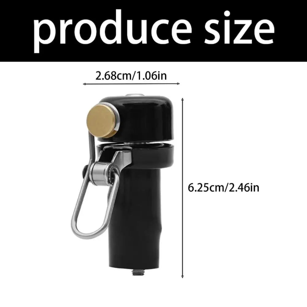 Bicycle Handlebar Plug Bell MTB Road Bike Curved Handlebars Blocked Bell Waterproof Loud Alarm Safety Horn Bicycle Accessories