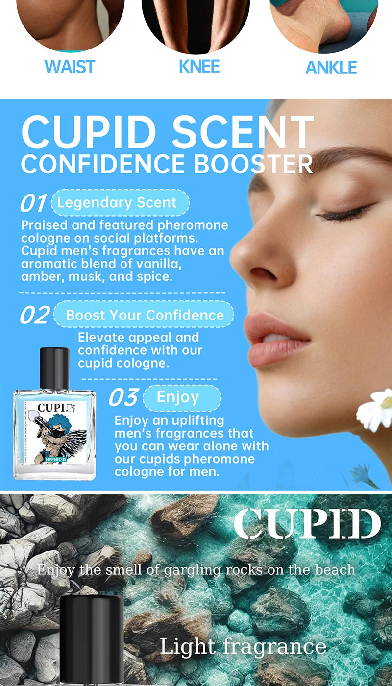Unisex EDP Perfume Cupid Design 50ml Portable Long Lasting Eau de Parfum Men Women Daily Use Original Brand Elegant