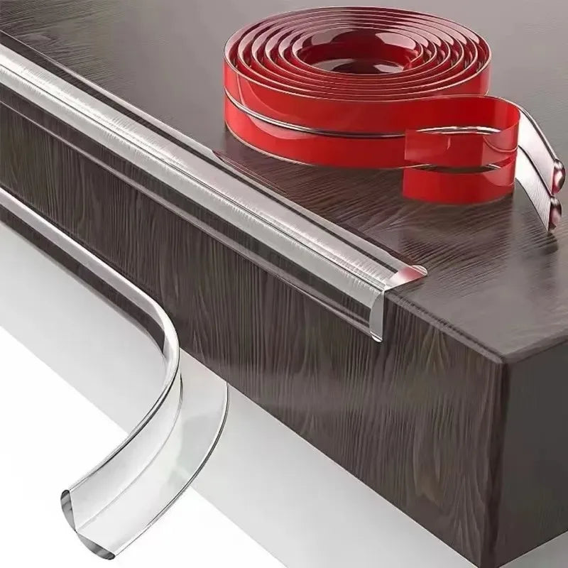 Transparent Table Edge Guard Furniture Corner Protector Strip Household Kid Collision Proof Soft Bumper Strip Baby Safety
