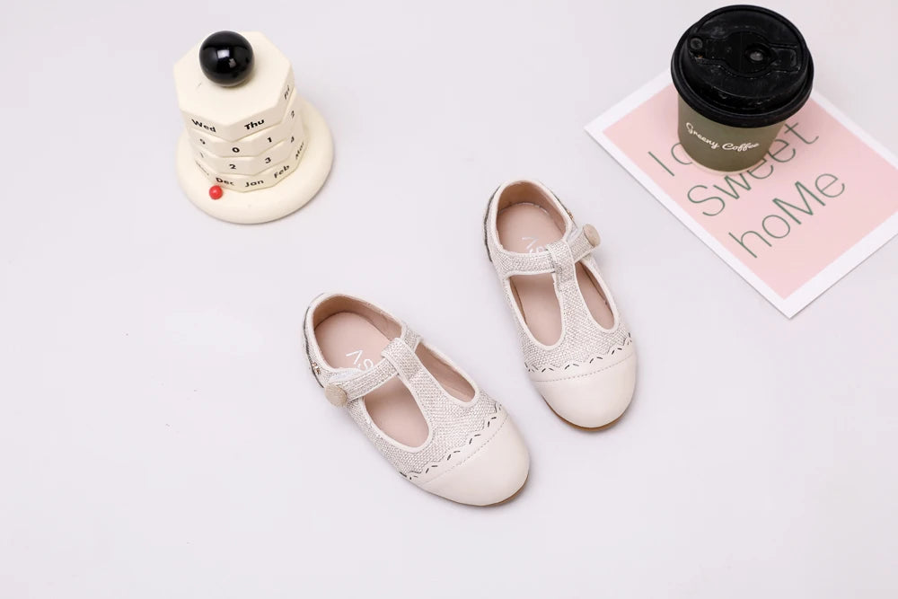 AS Kids Shoes Children Shoes Baby Boys Leather Loafers Toddler Slip On Princess Flats Girls Fashion Oxford Platform Mary Jane