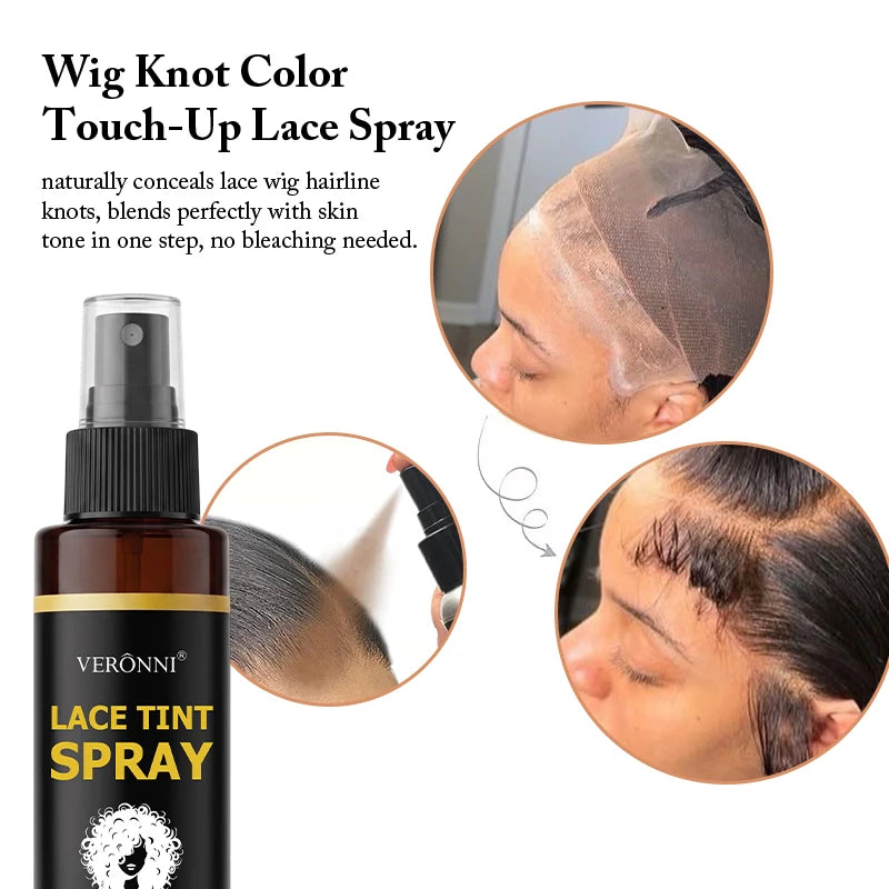 100ml Lace Melting Spray And Holding Spray,Wig Melting Spray Strong Natural Forming Hold Dyed wig care spray For Lace Wigs