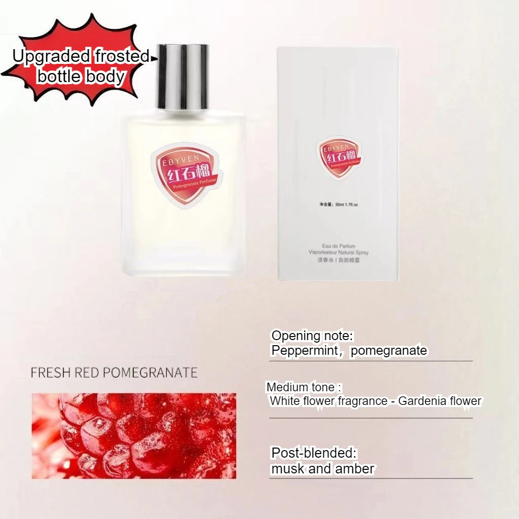 Luxury-Inspired Pure White Fragrance Red Pomegranate Camellia Perfume Childhood Bath Gel Scent Women's Perfume Men's 50ml
