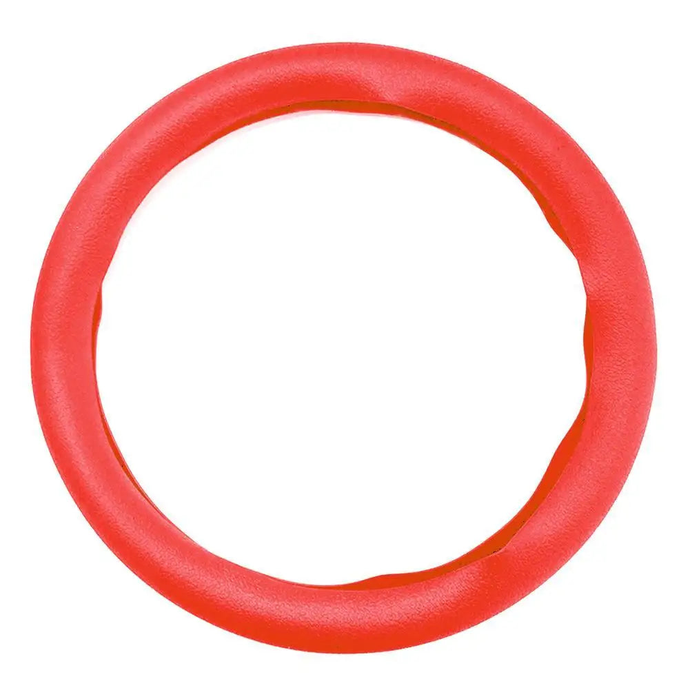 19 Color Car Silicone Steering Wheel Cover For Summer Fashion Sweat Absorbent Non-slip Handle Cover General DIY Parts