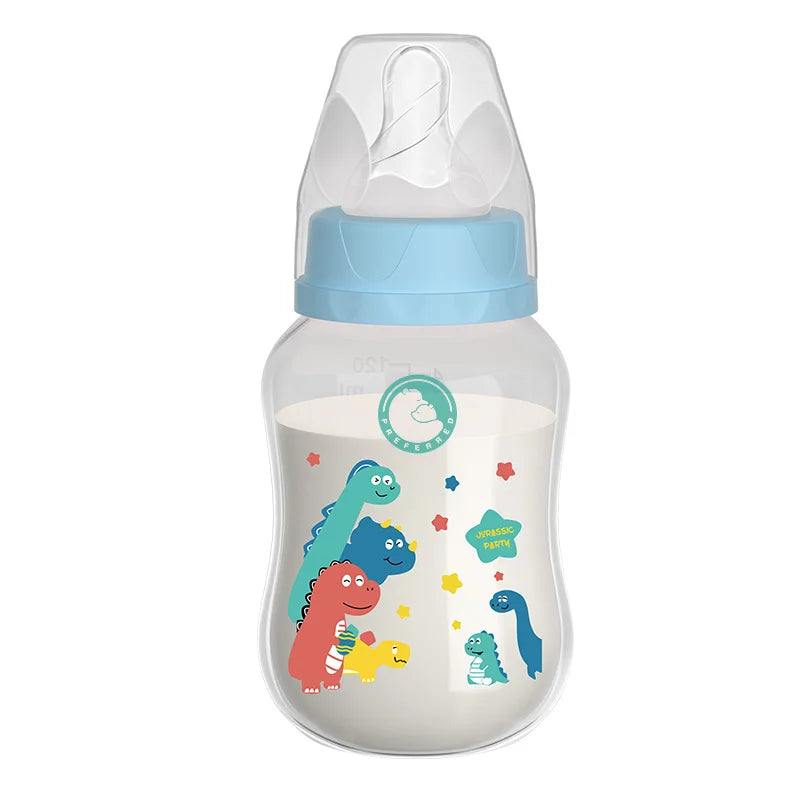 MAMIJOY 0-6 years Baby Bottle 150/240ML Milk Bottle Silicone Pacifier BPA Free Newborn PP Baby Bottles