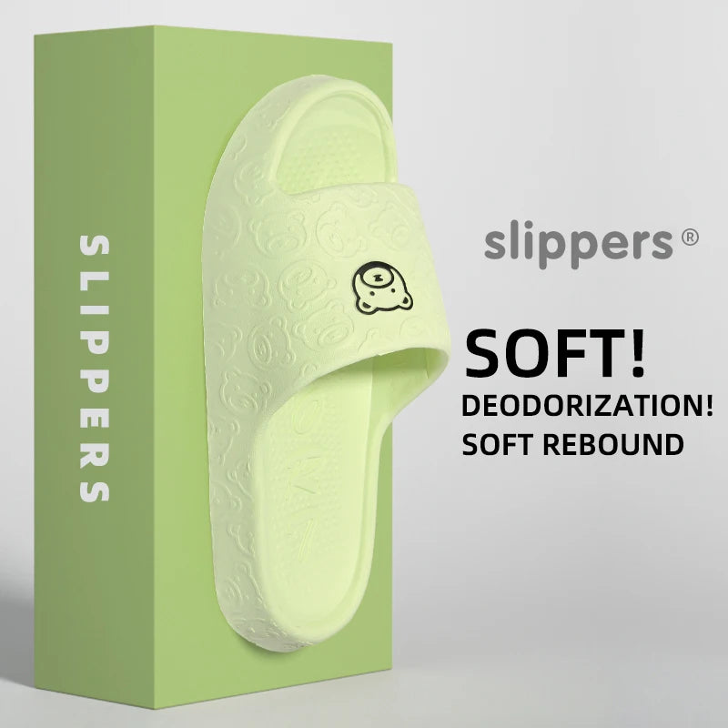 Non-Slip Slippers for Women Outdoor Wear 2024 New Indoor Home Sandals Female Summer Eva